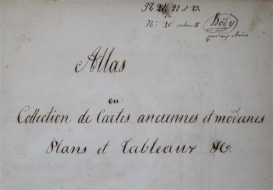 Atlas - De Selves (printer) Atlas Geographique, Dresse sous la Direction du Consell Royal de LInstruction Publique pour Lusage des Co